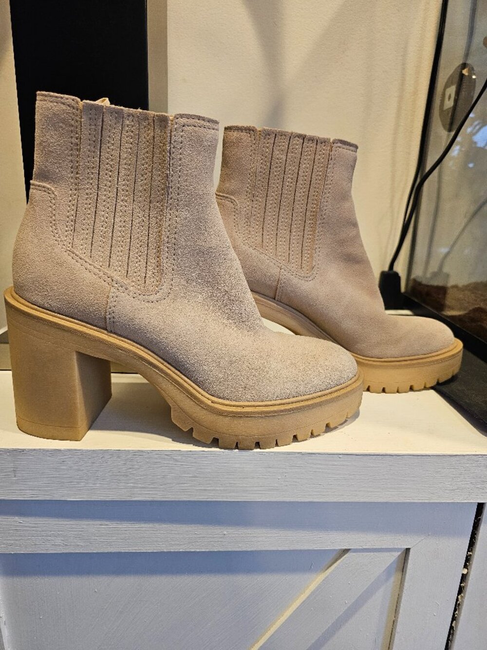 Dolce Vita Caster H2O Waterproof Suede Chelsea Boots